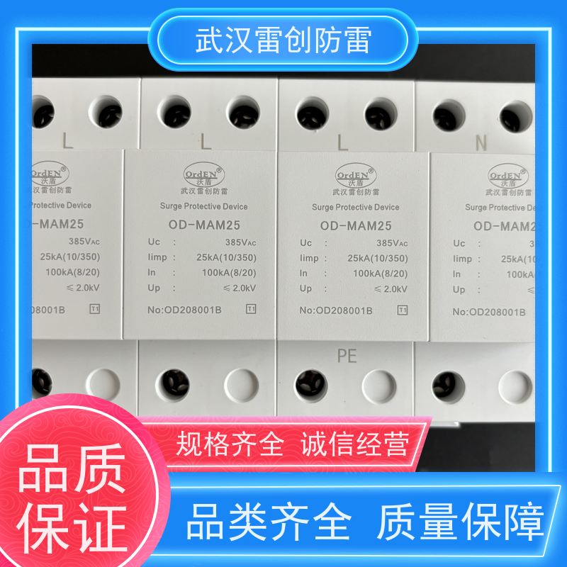 雷创 B+C级复合型防雷器 OD-M60B 三相防雷模块 发货快速
