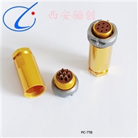 7芯焊接圆形连接器PC-7TB插头插座PC-7ZB骊创库存销售