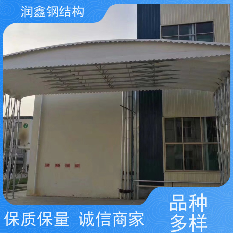 润鑫 酒席用 移动可伸缩雨篷 上门安装 坚固稳定