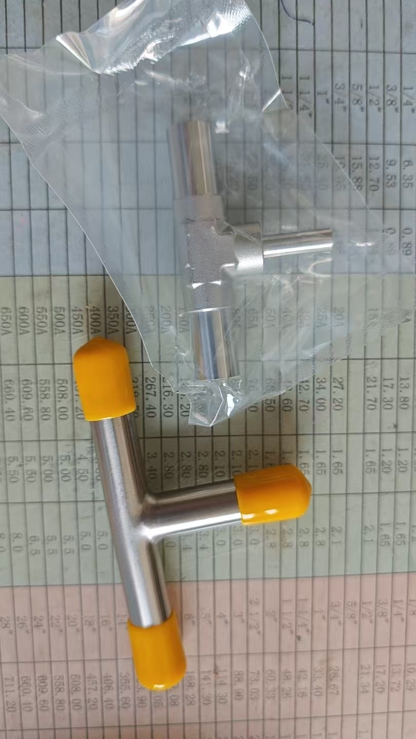 316L BA级不锈钢三通 高纯流体管道连接件
