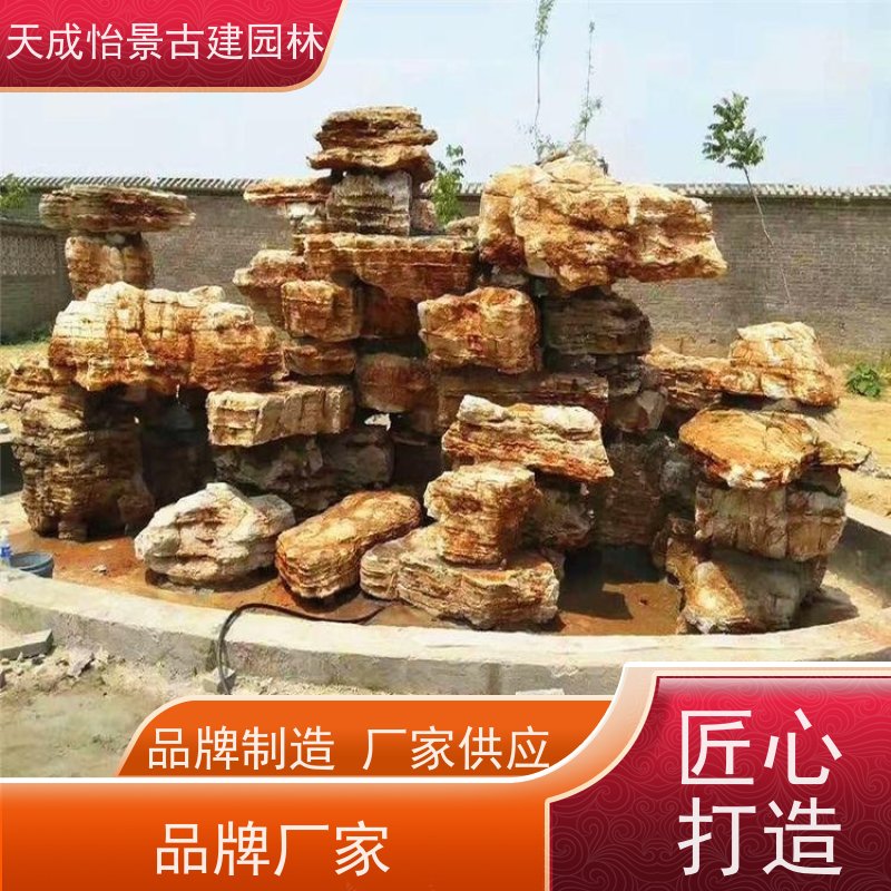 密云 小区绿化工程 大型假山源头生产厂家 快速上门安装