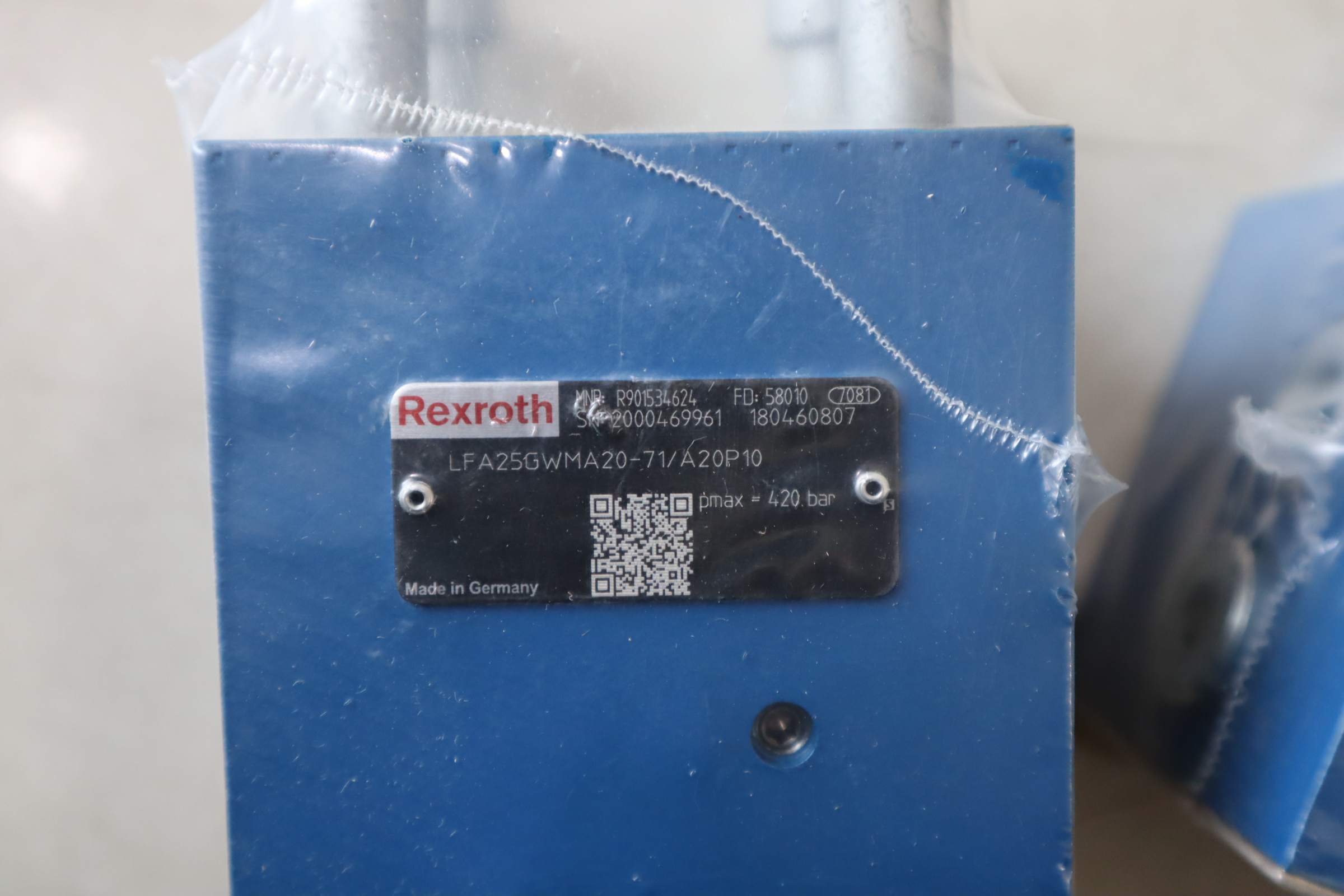 R901534624 LFA25GWMA20-7X/A20P10 德国力士乐REXROTH插装阀盖板