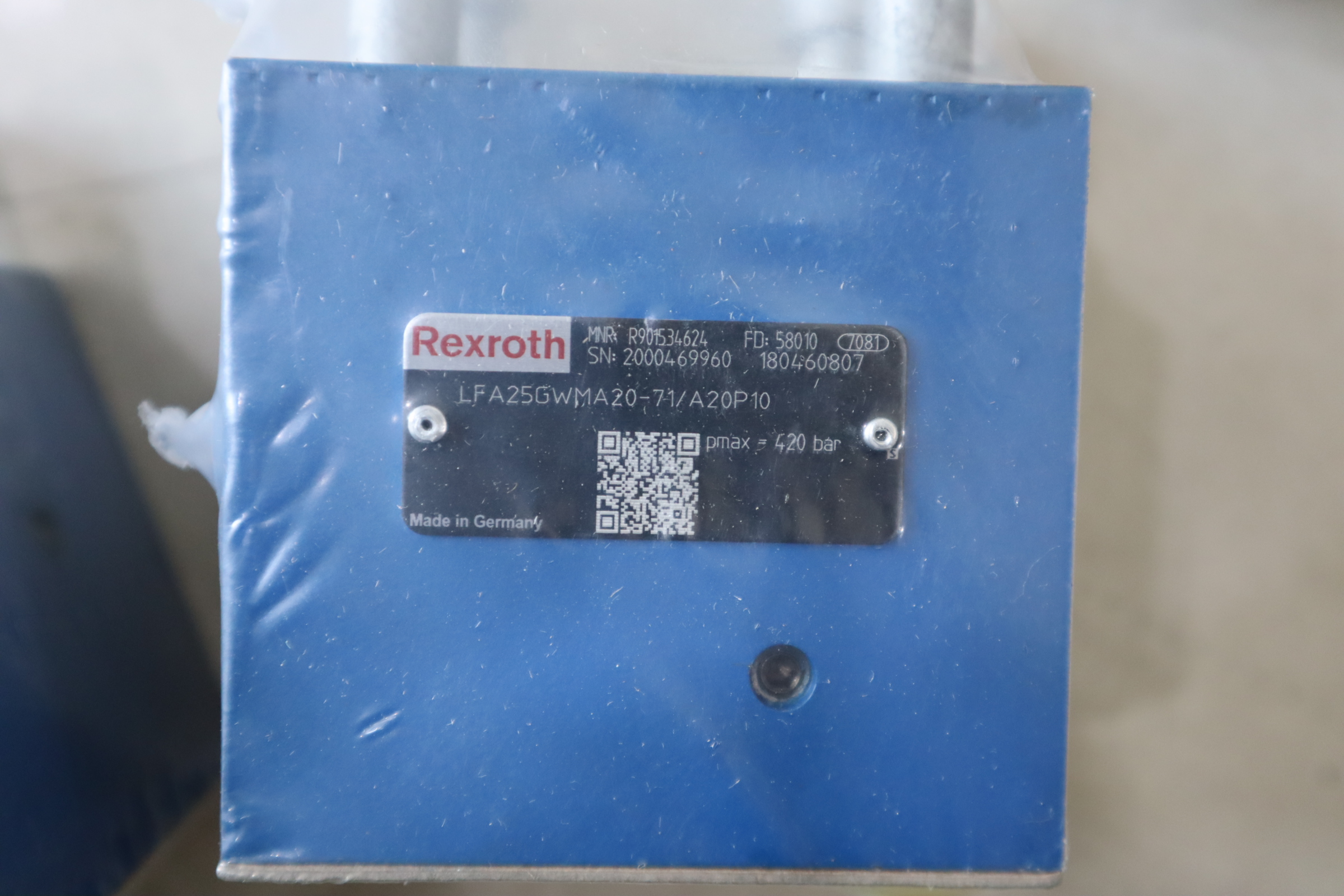 R901534624 LFA25GWMA20-7X/A20P10 德国力士乐REXROTH插装阀盖板