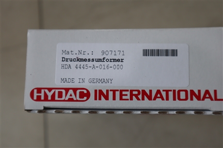 HDA 4445-A-016-000 907171 HYDAC贺德克德国压力温度传感器