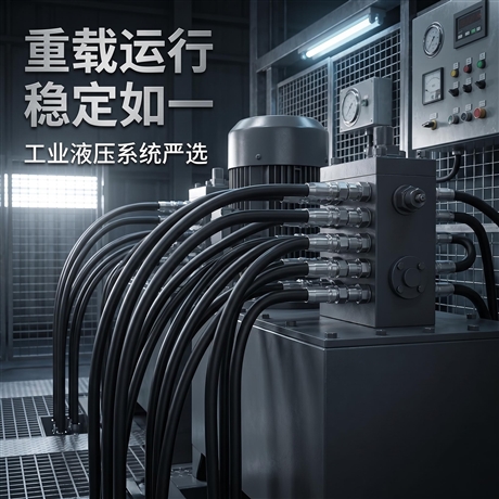 重载工业液压软管总成 高压钢丝编织橡胶油管 耐油耐磨定制