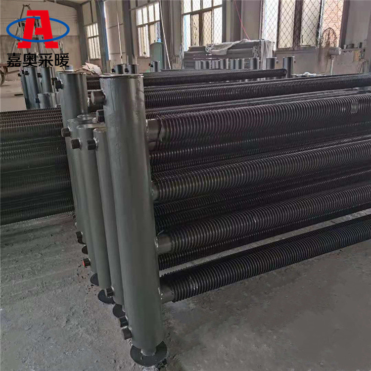 葡萄大棚用钢铝复合翅片管散热器 3寸翅片管散热器规格型号