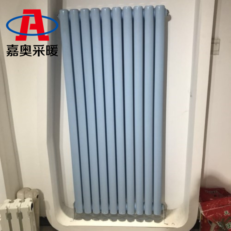 鸡舍、猪舍用钢制圆二柱形散热器厂家批发