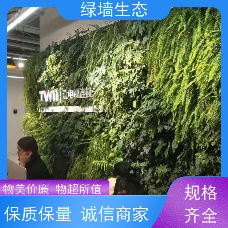 绿墙生态 前台绿植造景 会所包间私密空间隔断立.体装饰墙面