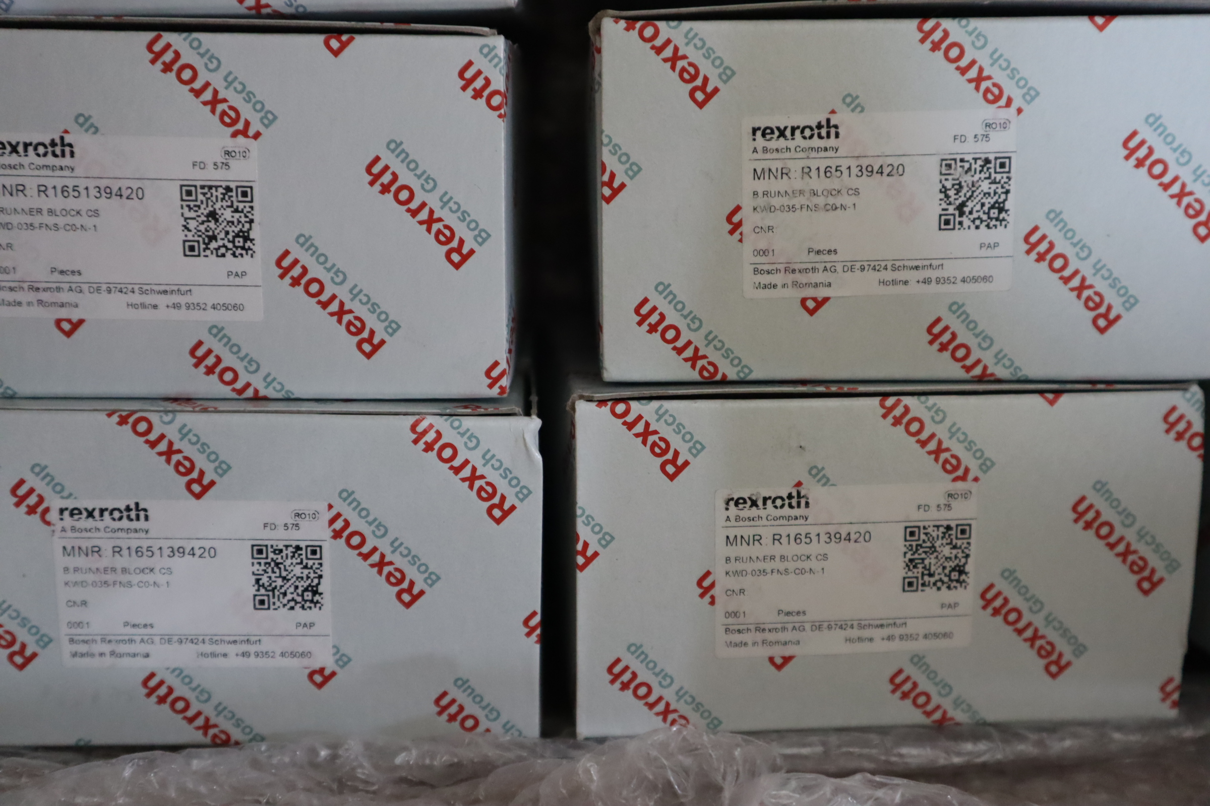 R165139420 KWD 035 FNS-C0-N-1 德国力士乐REXROTH滑块