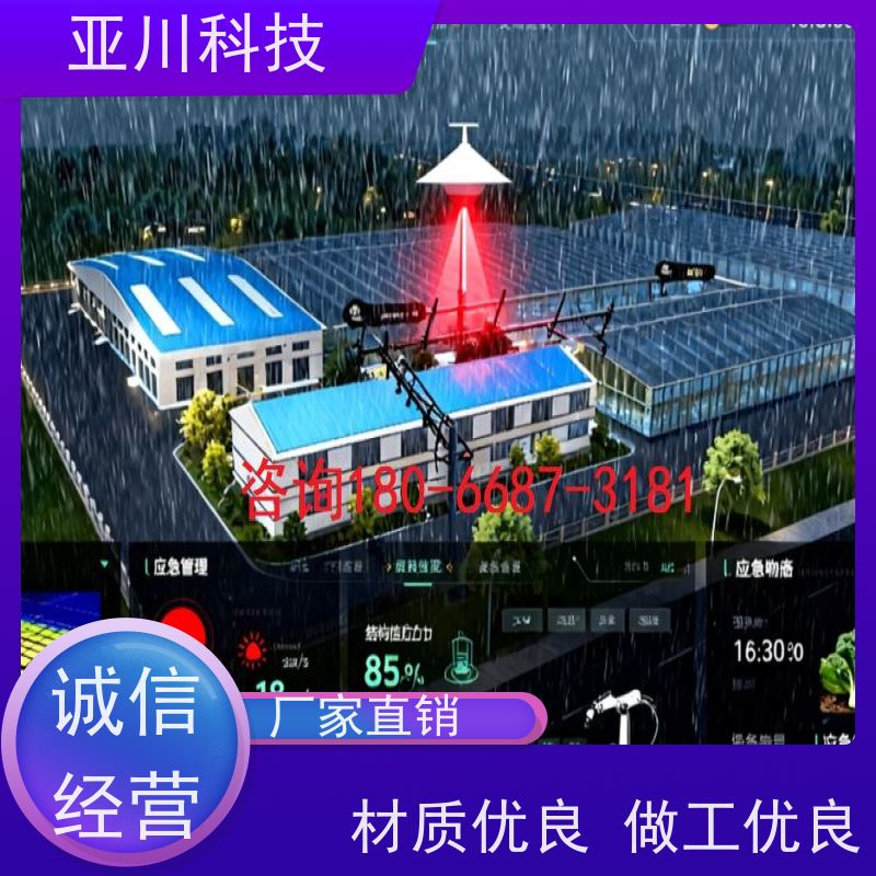 绿色工厂ibms智能化集成系统与三维建模多屏幕展示