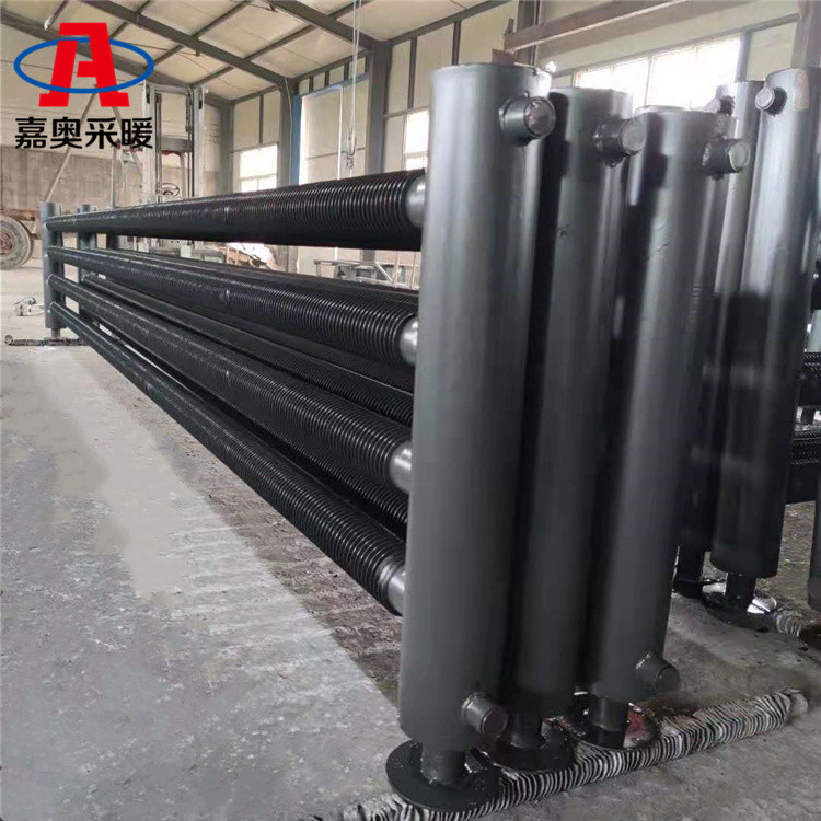 烘干蒸汽用无缝管翅片管散热器 暖气片高频焊翅片管无缝管加工