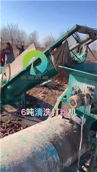 江苏宿迁6吨清洗打粉机