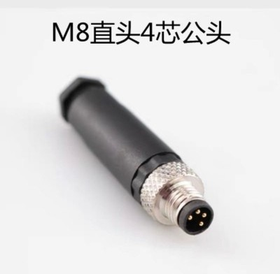 EthereCAT模块M83芯防水连接器公直头塑胶装配式圆形