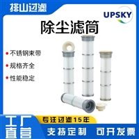 替代布袋细长滤筒不锈钢束带3米滤芯