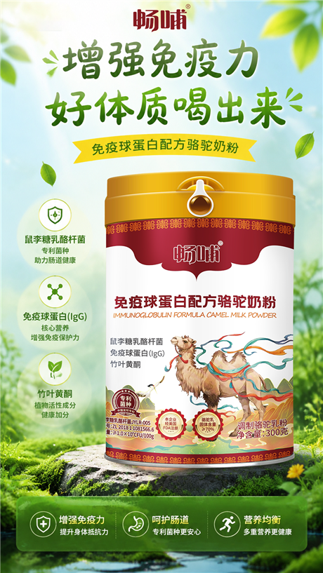 新疆昭苏驼奶粉 全脂纯骆驼乳粉 易吸收高钙营养