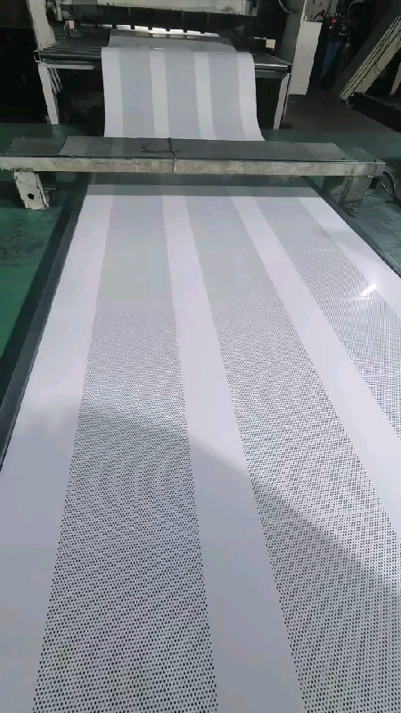 净化消音板冲孔贴无纺布