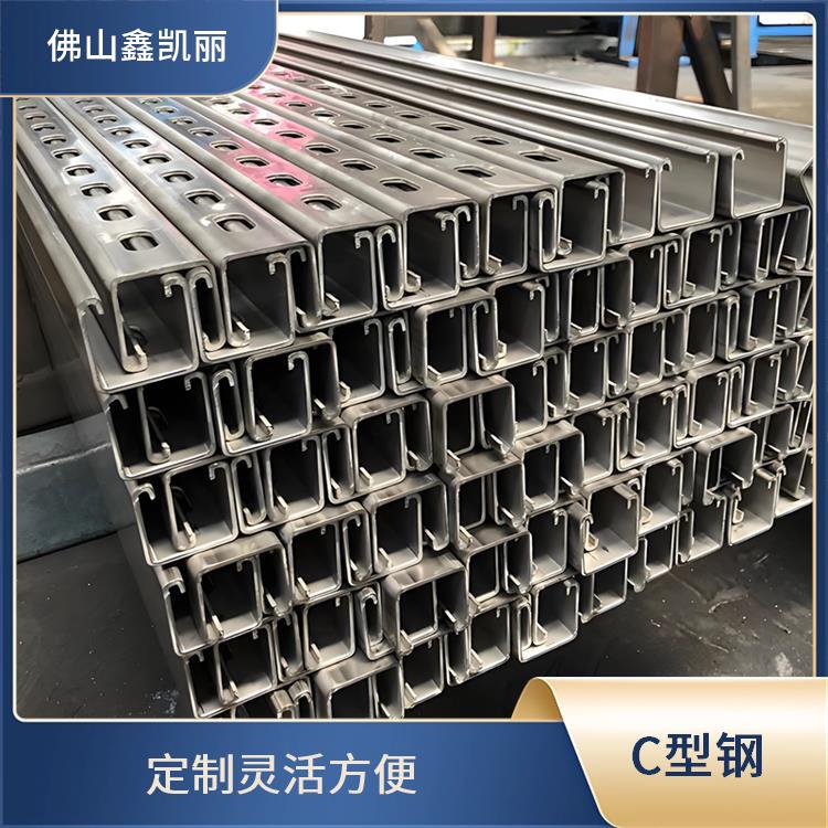 桥梁C型钢 承载能力较强 抗腐蚀性能好 锌层均匀分布