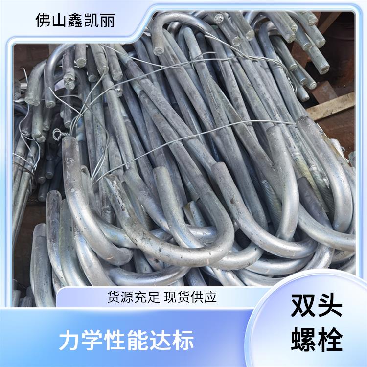 建筑预埋地脚螺栓 承载能力较强 螺纹光滑均匀 锌层附着性强