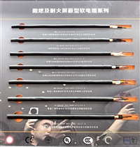 阻燃耐火屏蔽软电缆 WDZ-RYJYP ZA-RVVP NH-RVVSP 低烟无卤铠装控制信号线
