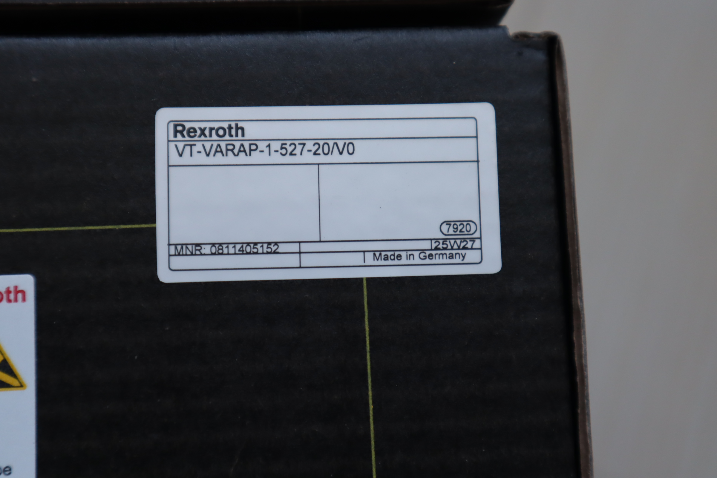 力士乐REXROTH 放大器0811405152 VT-VARAP1-527-2X/V0德国产