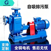 ZW型自吸排污泵 无堵塞大流量 工业废水排放泵