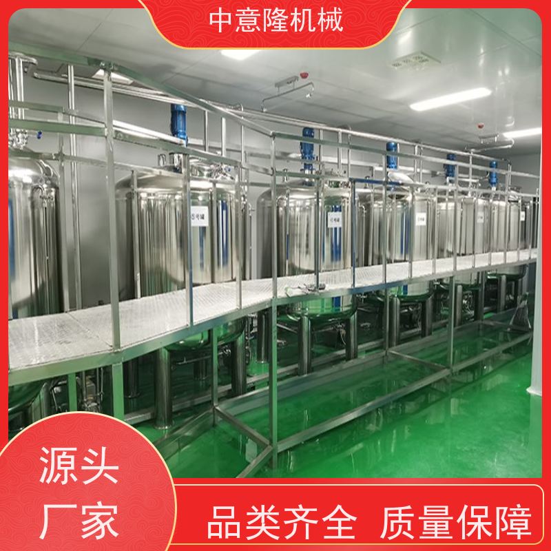 304材质茶饮料调配系统 果蔬汁饮料成套生产线 反渗透水处理设备