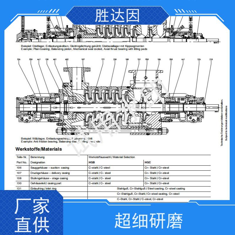 胜达因电泵CHTC6/5翼型密封