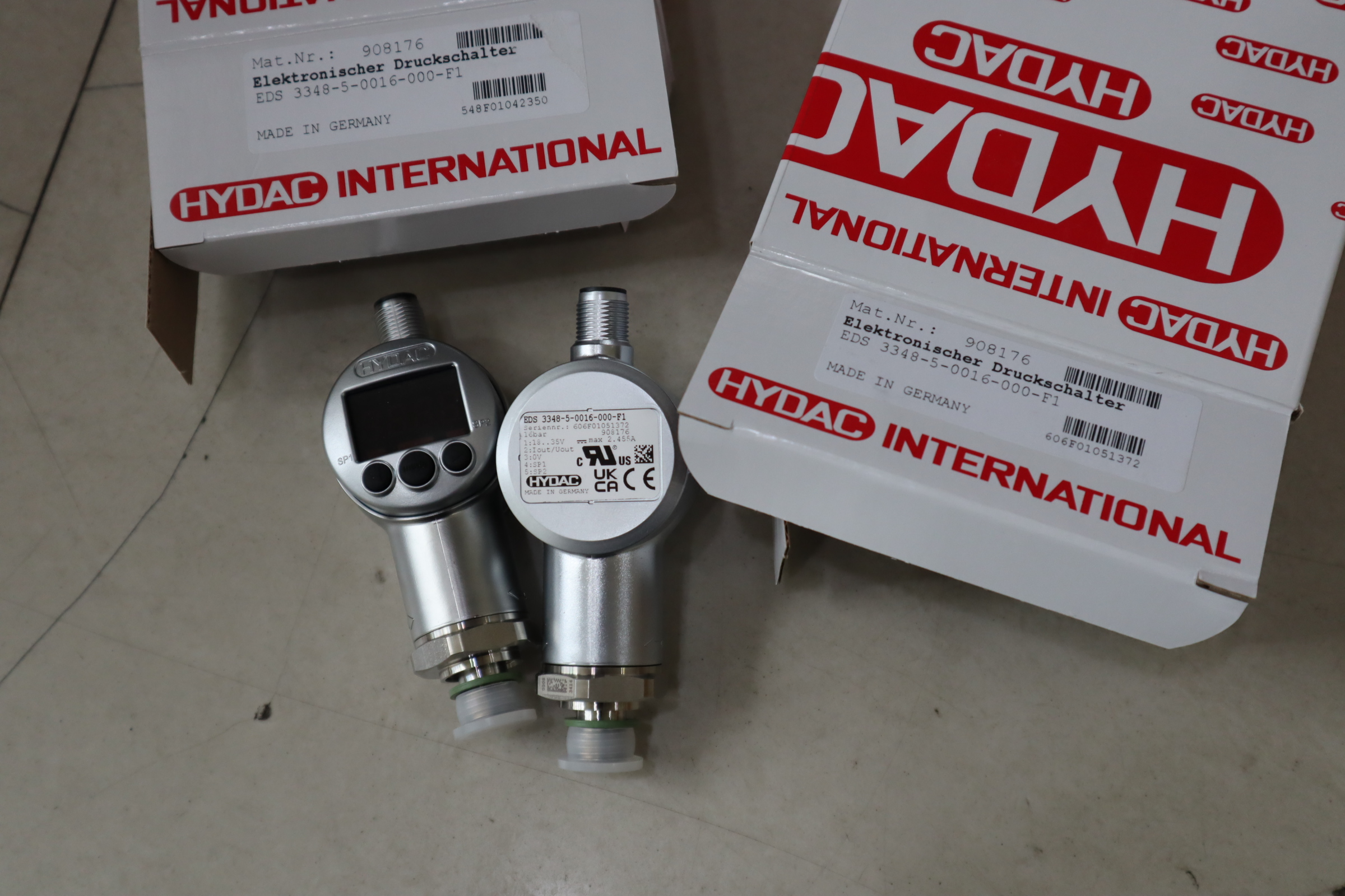 EDS 3348-5-0016-000-F1 908176 贺德克HYDAC压力温度传感器