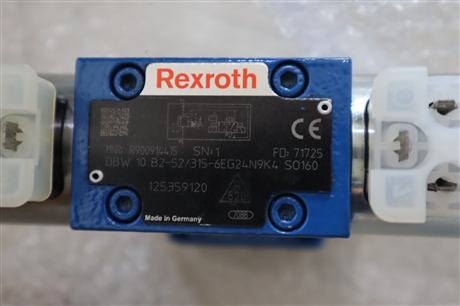 R900914415 DBW10B2-52/315-6EG24N9K4SO160 力士乐REXROTH溢流阀