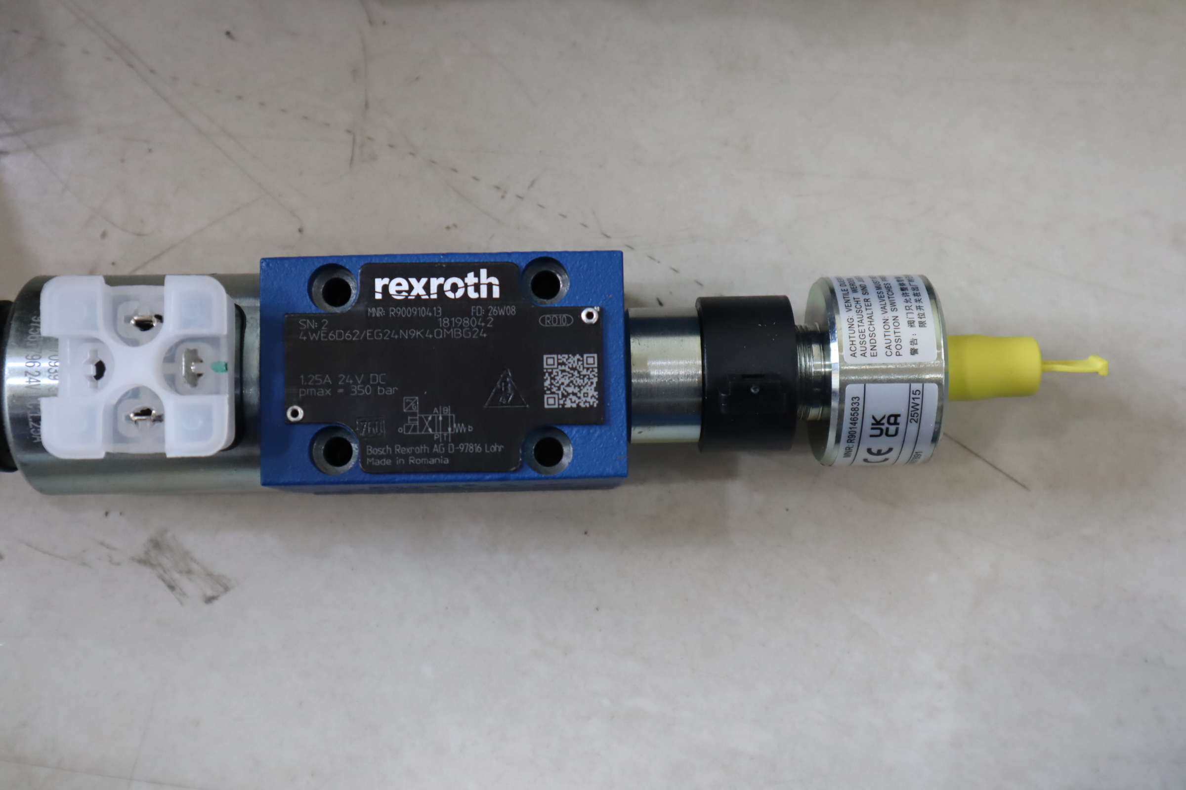 R900913454 4WRAEB6E15-23/G24N9K31/A1V 德国力士乐REXROTH比例阀