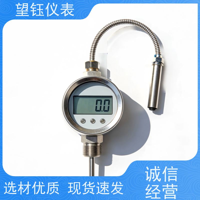 望钰 防水防尘 现场显示温度变送器 化工反应釜 安装便捷