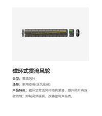 贯流风叶