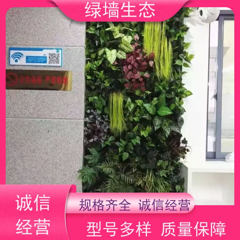 绿墙生态 立体高低差造景层次分明墙面装饰模块 办公室仿真绿植墙