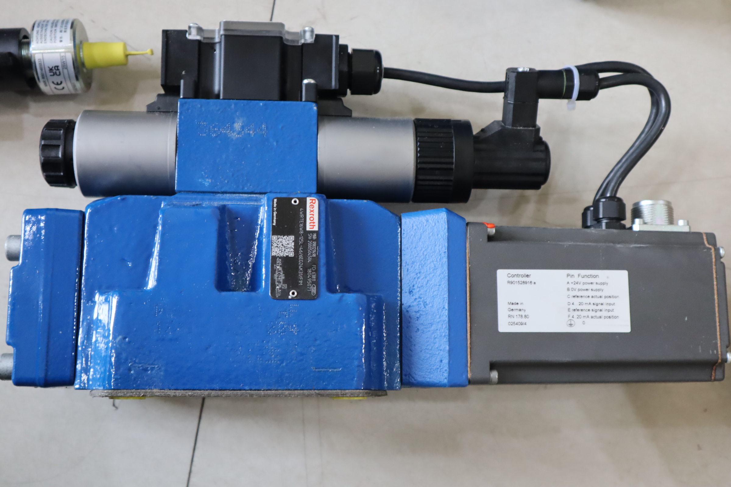 R901211498 4WRTE16W8-125L-46/6EG24K31/F1M 力士乐REXROTH比例阀
