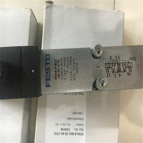 FESTO费斯托电磁阀VSVA-B-M52-MHA1-1C1用法