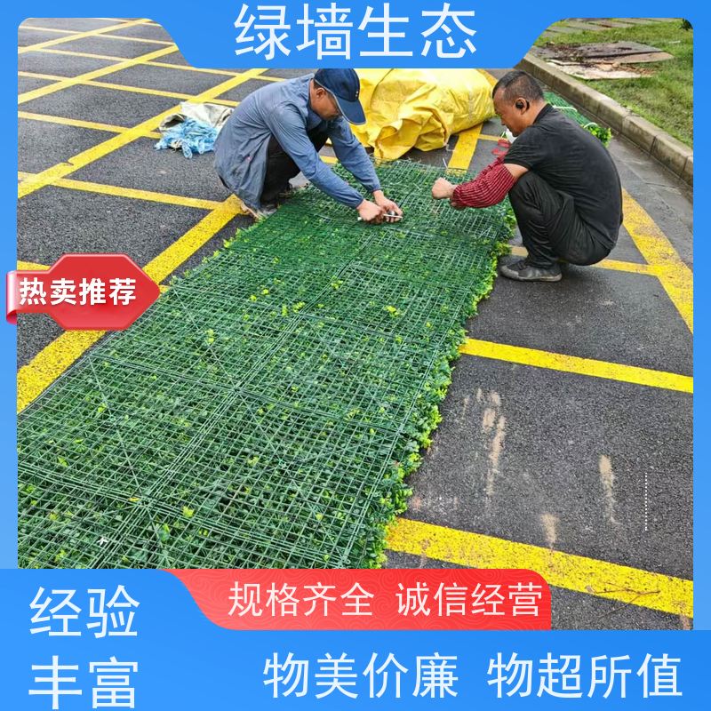 绿墙生态 定制尺寸异形空间适配拼装装饰墙 仿真绿化工程