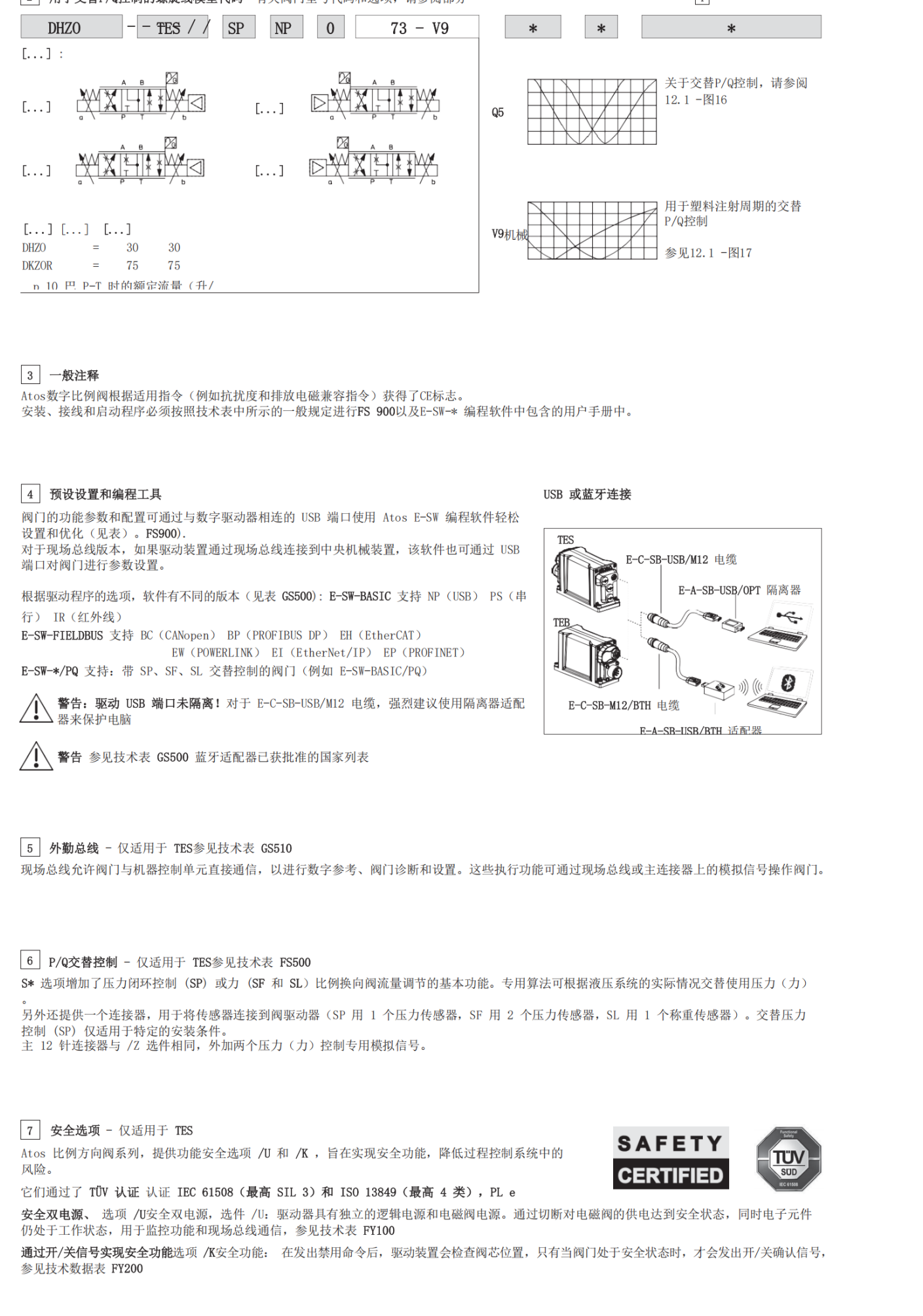 ATOS手动方向阀SDHE-0713P  24DC 