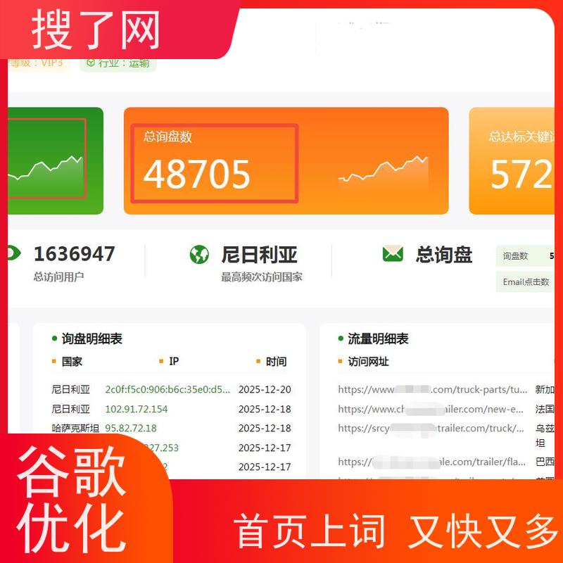 关键词上词多  谷歌独立站优化推广 一站式外贸营销解决方案