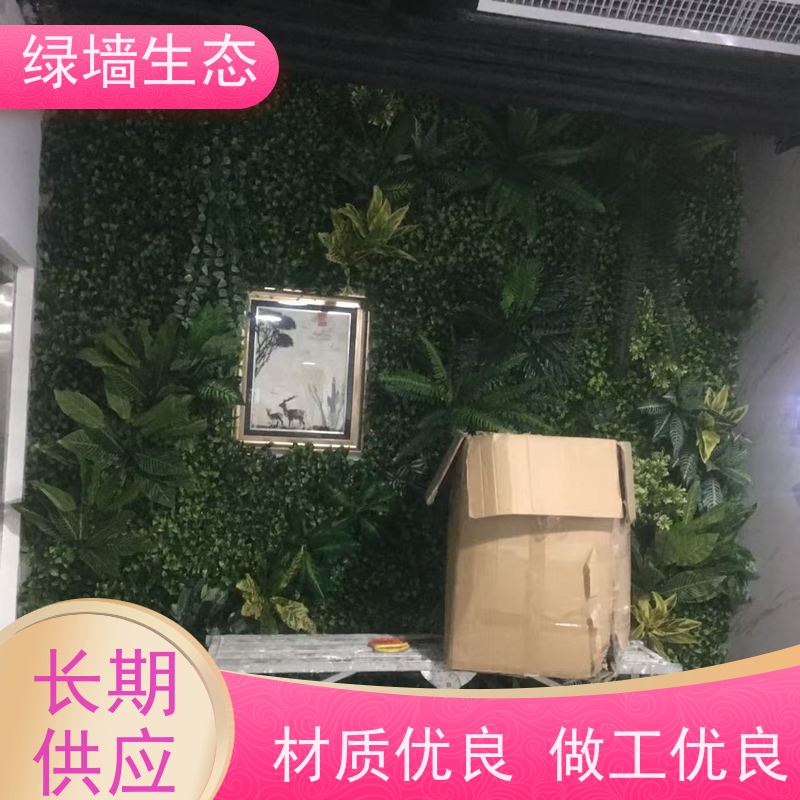 绿墙生态 高密度叶片墙面瑕疵全覆盖装饰墙体 仿真绿化工程