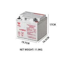 汤浅NPL38-12 12V38AH长寿命铅酸蓄电池 通信基站电力直流屏专用