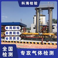 压缩空气气体检测机构