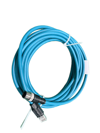 M12-4 针直头-L5M,屏蔽+RJ45