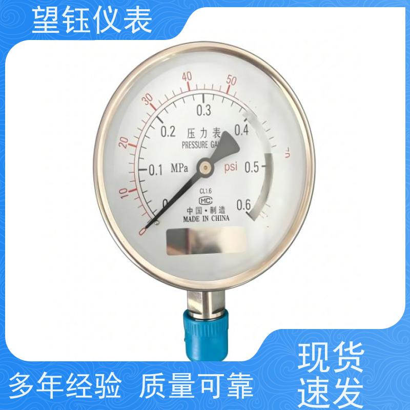 望钰  YXC-100 防腐压力表  机械制造  支持配送到厂