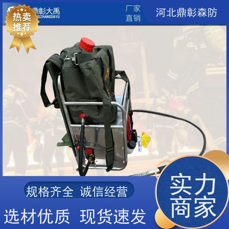 鼎彰森防 抢险高压水雾枪 直流雾化多档 大容量储水袋