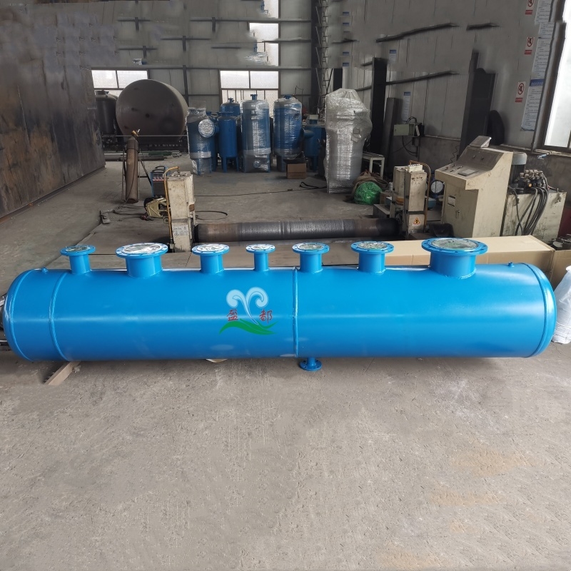 石家庄冷却水分集水器 地源热泵分集水缸定制