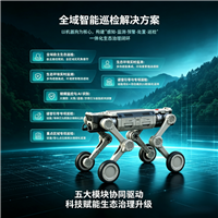 铜锤四足巡检机器狗 生态园区智能巡检系统