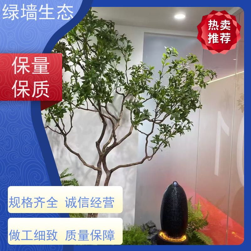 绿墙生态 连廊通道垂直 垂吊藤蔓植物墙面装饰 室内小型景观