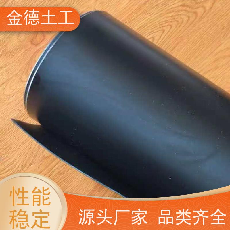湖北 抗拉强度很高黑膜 80丝厚新料土工膜 冶金行业防渗