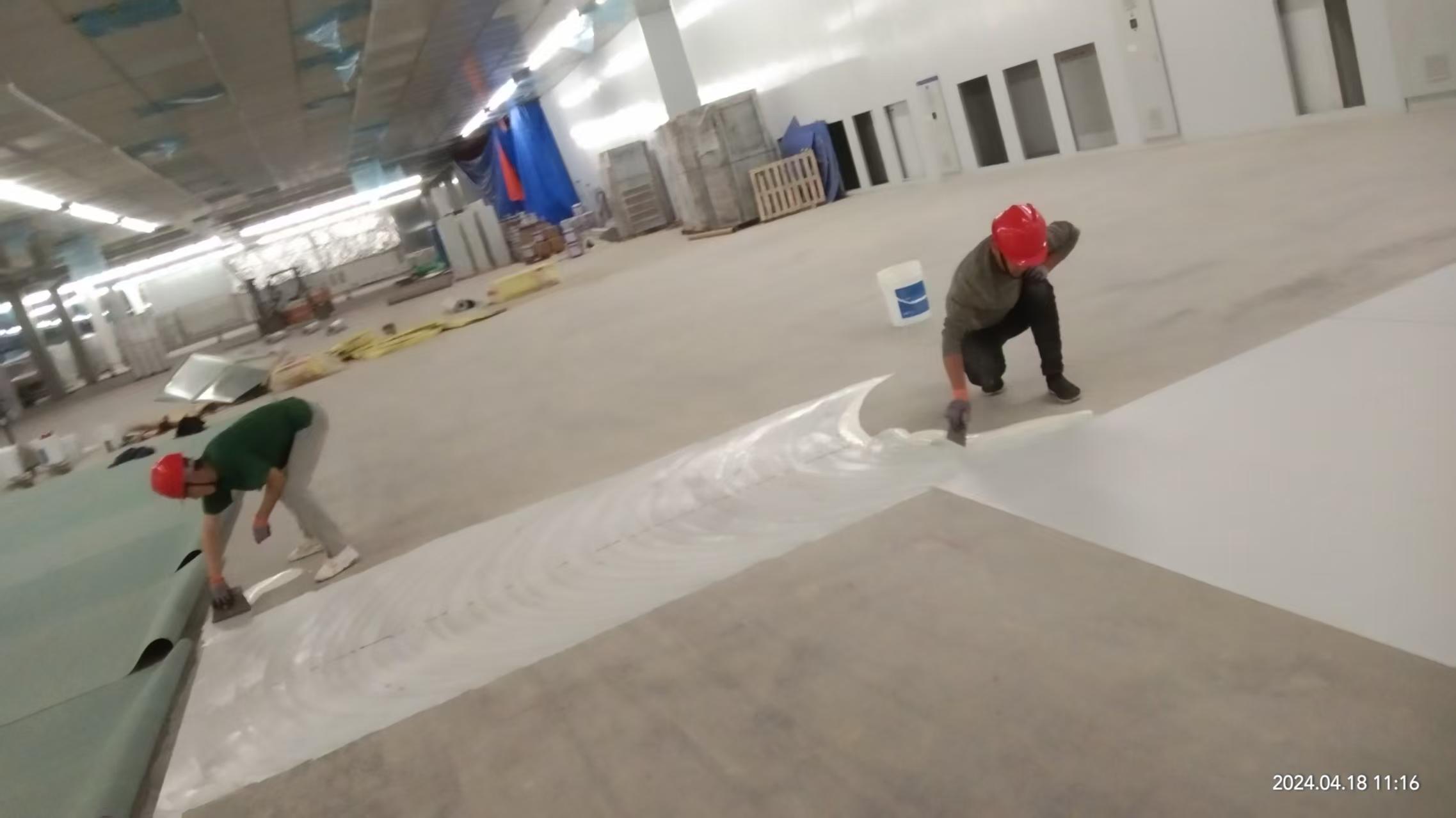 天缘地坪呼伦贝尔PVC塑胶地板施工队