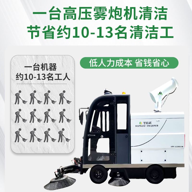 圣倍诺  维保成本低 干净 风景区 扫地车